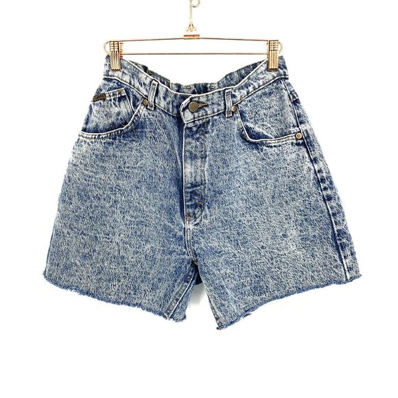 Size 13 Petite Lee Vintage High Waisted Shorts - Picture 1 of 6